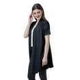 thumbnail image 5 of Moomaya Womens Half Sleeve Shrug Open Front Long Cardigan Lightweight Summer Fit, 5 of 7