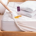 thumbnail image 2 of Pack Protector de Colchón y Almohadas UBBE 100% Impermeables Hipoalergénicos, Antiácaros, Silenciosos y Transpirables, Tamaño Individual, 2 of 9