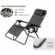 thumbnail image 5 of 2 Silla Camastro Plegable Gravedad 0 Reclinable Exteriores negro, 5 of 9
