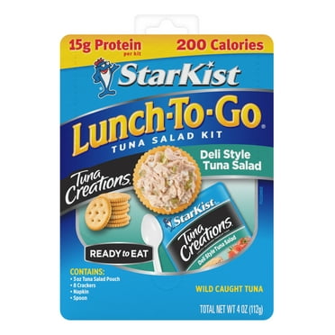 StarKist, Lunch To-Go, Deli Style Tuna Salad, 15 g Protein, 4.2 oz Kit