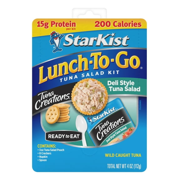 StarKist, Lunch To-Go, Deli Style Tuna Salad, 15 g Protein, 4.2 oz Kit