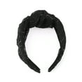 thumbnail image 4 of Unique Bargains 1 Pc Tie Solid Color Headbands for Women Black, 4 of 6