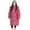 Hot Pink, variant on Girls Long Winter Coat Parka Waterproo𝖿 Warm Puffer Jacket Lightweight Hooded Windproof Down Outerwear Snow Coats Insulated Thermal Cold Weather Apparel Hooded Jacket
