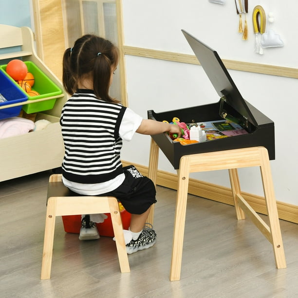 Kids table cheap and stool