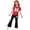 Red, variant on Toddler Girls Outfits Set- Soft Cute Shorts Sleeve Comfortable T Shirts and Flare Pants Baby Summer Clothes Pink Size 5 T