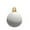 White, variant on Taicans Giant Velvet Christmas Inflatable Balls Ornament - 15.7" Flocked Holiday Decor,Easy to Install for Yard,Porch & Tree - Outdoor Inflatable Xmas Decorations