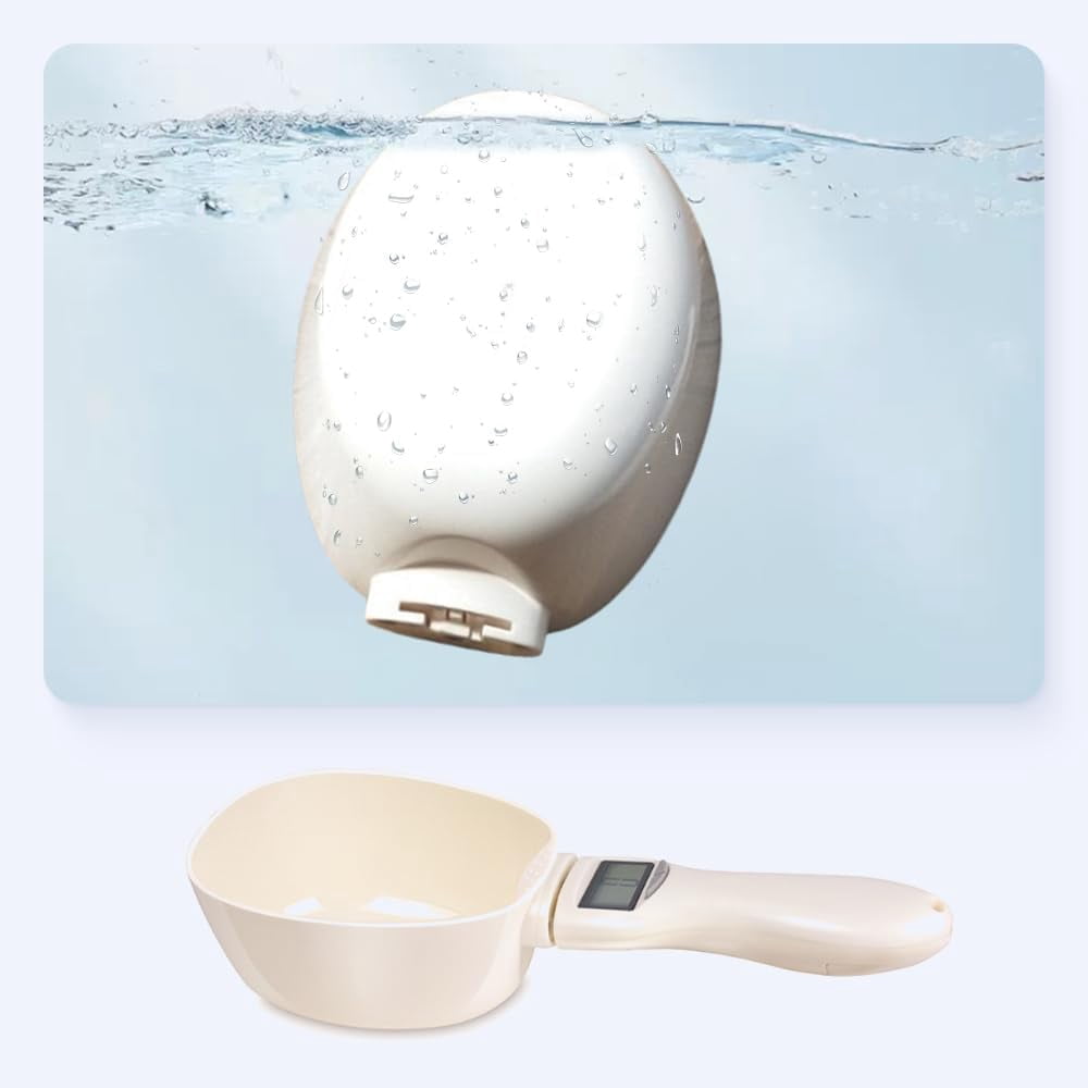 Electronic Measuring Spoon, Electronic Food Scale with LCD Screen and Conversion, 800g/0.1g Hig for Baking, Coffee, Dog & Cat Food