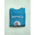 thumbnail image 3 of Abstract Grid Rave Style Sweatshirt Women -Image by Shutterstock, Female Large, 3 of 4