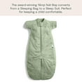 thumbnail image 2 of ergoPouch 1.0 TOG Baby Sleep Sack – 100% Organic Cotton Baby Sleep Suit Bag for Cozy Baby’s Night – Our Sleeping Bag for Kids converts to Sleep Suit with Legs, Baby Blanket (Willow, 8-24 Months), 2 of 5