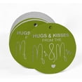 thumbnail image 2 of Inkdotpot Silver Foil Paper Hang Tag Hugs & Kisses From The Wedding Favor Tag 100 Piece, 2 of 6