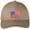 Khaki, variant on Adult Patriotic Waving US Flag Patch Americana USA Flag Twill Hat Cap - Red