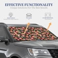 thumbnail image 4 of Cauagu Watercolor Red Wildflowers Cauagu {designName} Print Foldable Car Windshield Sun Shade | Front Windshield Shade for Sun | Fits Small Sedans, Mini SUVs, Hatchbacks-Large, 4 of 6