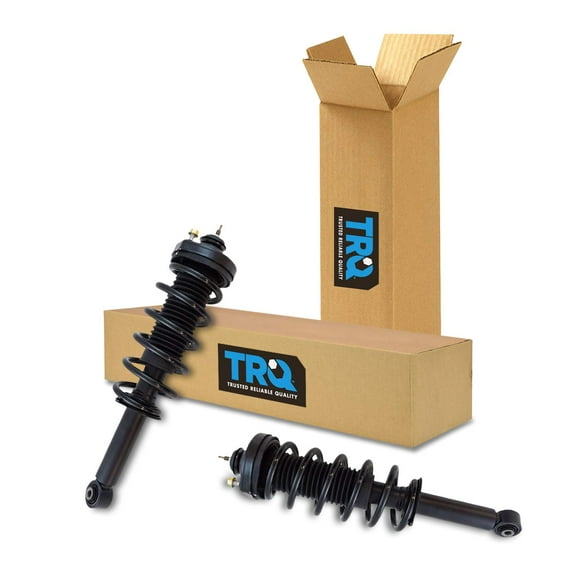 TRQ Rear Strut & Coil Spring Assembly Set Driver & Passenger Sides Fits Select 09-19 Dodge Journey