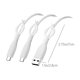 thumbnail image 3 of Juego de fundas protectoras de silicona para cable de datos de teléfono móvil | Protector de cable de carga antidobladuras | Compatible con Android, Apple, Lightning, USB tipo C | Protector de cable, 3 of 6