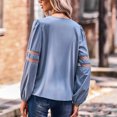 thumbnail image 4 of Jersey de manga larga, jersey con cuello en V, jersey con cuello en V, jersey informal para mujer, jersey con cuello en V, durabilidad mejorada, 4 of 6