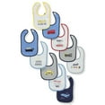 thumbnail image 2 of Luvable Friends Baby Boy Cotton Terry Drooler Bibs with PEVA Back 10pk, Transportation, One Size, 2 of 2