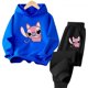 thumbnail image 3 of Sudadera con capucha y estampado gráfico de dibujos animados de anime para niños y niñas, de 3 a 14 años, de manga larga, 3 of 5