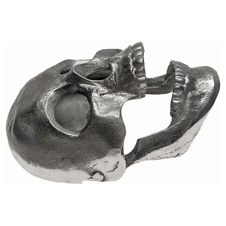 Metal Skeleton Head Doorknocker Skull Jaw Knocker Gold Hardware Front Door Decor Metal Skeleton Head Doorknocker Skull Jaw Knocker Gold Hardware Front Door Decor