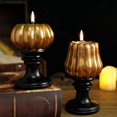 thumbnail image 4 of Candelabro de Calabaza para Decoración de Halloween, Adorno para Escritorio, Candelabro de Resina, Candelabro Redondo, 4 of 5