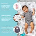 thumbnail image 2 of Disney Baby by J.L. Childress Cambiadores desechables para bebé - Disney Travel Essential - Forros para cambiadores de pañales - Cambiadores de viaje desechables, 26 x 18 pulgadas - Mickey y Minnie Mo, 2 of 5