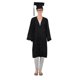 thumbnail image 3 of EeaseMX Conjunto de toga de graduación con estola y borlas para mujer adulta, talla S, 3 of 7