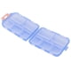 thumbnail image 3 of Caja de medicamentos Estuche para medicamentos Plástico Impermeable 10 Compartimentos Hebilla Cerradura Contenedor de medicamentos portátil semanal Azul, 3 of 14