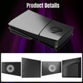 thumbnail image 4 of Slim Disc Edition Cover Plates with Cooling Vents for New PS5 Slim Console, Shell Panels for PlayStation 5 Slim Accessories Protective Replacement Faceplate (Black), 4 of 11