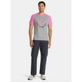 thumbnail image 2 of Susan G Komen Men's Breast Cancer Awareness Stars Strong Graphic Tee with Short Sleeves, Sizes S-3XL, 2 of 5