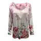 thumbnail image 5 of Camiseta con cremallera de manga larga de otoño informal suelta con estampado de mujer Fridja  hj2769, 5 of 5