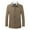 Khaki, variant on Xysaqa Men's Fashion Business Work Jackets Classic Lapel Collar Button Sport Coats Office Uniform Formal Pea Coat XL-7XL （Available in Big & Tall) Khaki