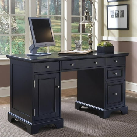 - Bedford Black Pedestal Desk