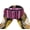 Pink, variant on Showman Southwest Design Insulated Nylon Saddle Pouch (Pink)