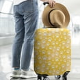 thumbnail image 2 of Yellow Dog Paw Footprint Luggage Cover Fashion Suitcase Cover Baggage Covers Fit 25-28 Inch Luggage (Go Travel), 2 of 5