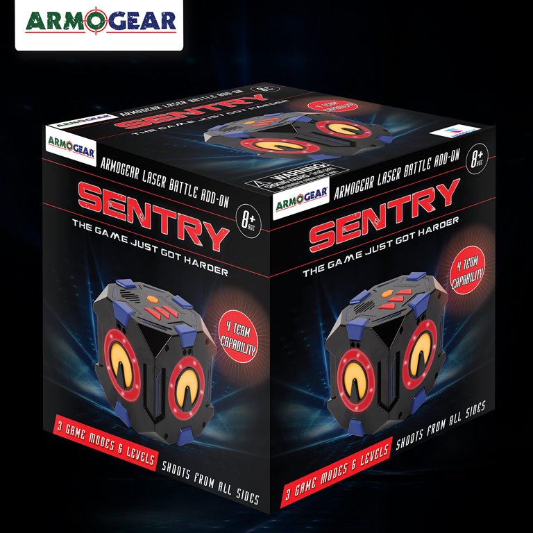 ArmoGear Sentry | 3 Games in 1 | Add-On Item Laser Tag Sets