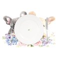 thumbnail image 2 of Ryvnso Placemats Set of 4 Pug Dog Flowers Dining Mats Heat-Resistant Non-Slip Washable Table Mat, 2 of 8