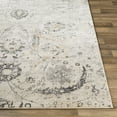 thumbnail image 5 of Mark&Day Area Rugs, 6x9 Avellino Traditional Charcoal Area Rug, White Beige Black Carpet for Living Room, Bedroom or Kitchen (6'7" x 9'), 5 of 8