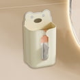thumbnail image 1 of TIMIFIS Toilet Paper Holder Wall Mounted Tissue Box for Household Bathroom No Punching Paper Box Plastics Tissue Casket, 1 of 6