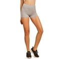 thumbnail image 2 of TheLovely Women & Plus Soft Cotton Active Stretch Outseam Workout Boy Shorts with Wide Wastband (12" Boy Shorts), 2 of 6