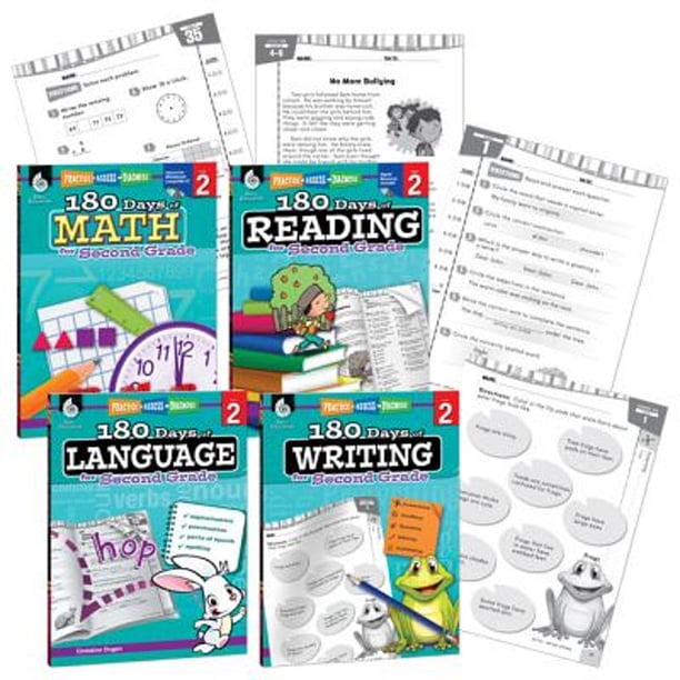 180 Days of Practice: 180 Days of Practice Grade 2 Bundle (Paperback ...