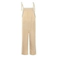 thumbnail image 4 of CFXNMZGR Jumpsuits for Women Fashion Bib Pants Overalls Baggy Rompers Jumpsuits with Pockets Casual Loose Bib Overall on Clearance, 4 of 7