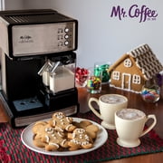 Mr. Coffee New Cafe Barista Black & Silver Premium Espresso/Latte/Cappuccino Maker