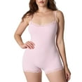 thumbnail image 2 of Body moldeador de encaje para mujer, con refuerzo sin costuras y control ligero en toda la prenda. Top de poliéster para mujer., 2 of 3