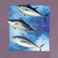 thumbnail image 2 of Wild Bobby, Cool Skipjack Bluefin Albacore Tuna Fish Trio, Fishing, Front and Back Garment-Dyed Short Sleeve Tees, Rosewood, Small, 2 of 3