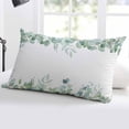 thumbnail image 5 of Eucalyptus Leaf Throw Pillow Cover,Sage Green Spring Botanical Watercolor Plants Rectangle Decorative Pillow Case Protector Soft Cushion Cover Lumbar Pillowcase for Couch Sofa Bedroom Decor 20x36 In, 5 of 8