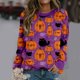 thumbnail image 2 of Sudadera de manga larga para mujer, blusa con estampado de costura y blusas sueltas Pompotops gfhjh2070, 2 of 5