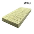 thumbnail image 3 of WDOplteas 50 Uds. Tapones Inicio Cubos Cultivo Lana para Cultivo Sin (30*25*25mm), 3 of 8