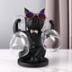 thumbnail image 2 of Botellero creativo de mesa, figuras para botellas de vino, miniatura Negro, 2 of 8