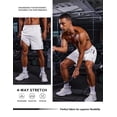 thumbnail image 4 of COOFANDY Men's Athletic Running Shorts Quick Dry 7" Workout Gym Short Lightweight Active Sport Short for Tennis Hiking, 4 of 6