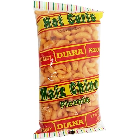 UPC 748757000125 - Prodiana Hot Curl Snack 2.53 oz - Maiz