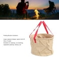 thumbnail image 3 of 20L Folding Water Container with Lightweight and PVC Mesh Fabric Design for Camping, Car Washing, Vegetable Cleaning, 3 of 7